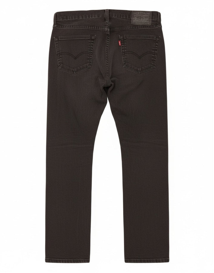 Levi's Mens 511 Slim Tapered Jeans W34 L30 Μαύρο βαμβακερό