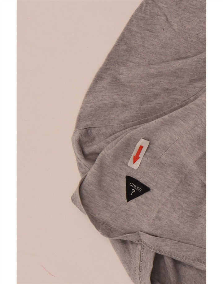 Ανδρικό γραφικό μπλουζάκι Guess Top Small Grey
