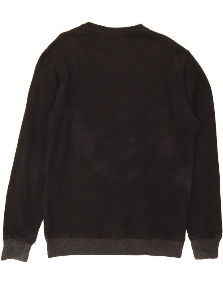 LEE Mens Sweatshirt Jumper Medium Black Vintage Lee and Second-Hand Lee from Messina Hembry 