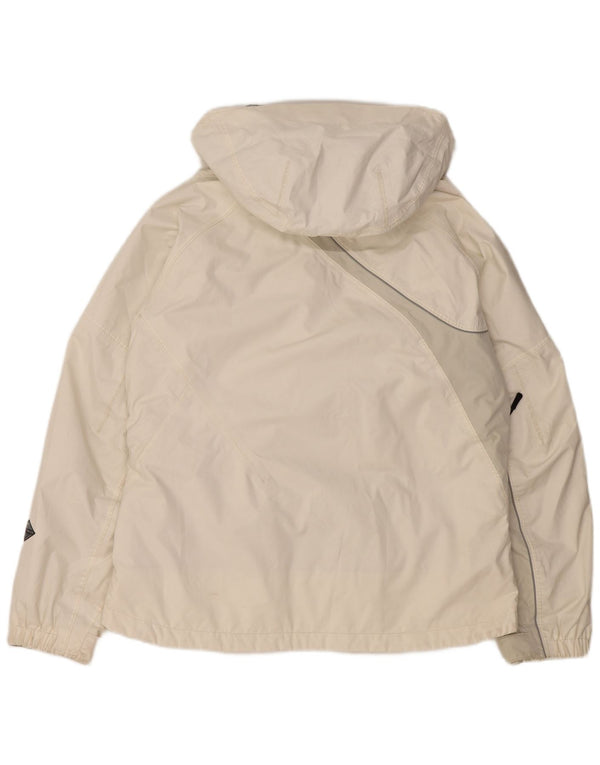 COLUMBIA Γυναικείο τζάκετ Titanium Windbreaker UK 16 Large White Colourblock