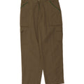 VINTAGE Mens Straight Cargo Trousers W38 L32 Khaki Vintage Vintage and Second-Hand Vintage from Messina Hembry 