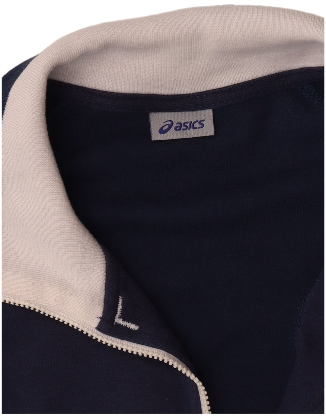 Ανδρική αθλητική φόρμα ASICS Top Jacket 2XL Navy Blue Colourblock Βαμβακερό