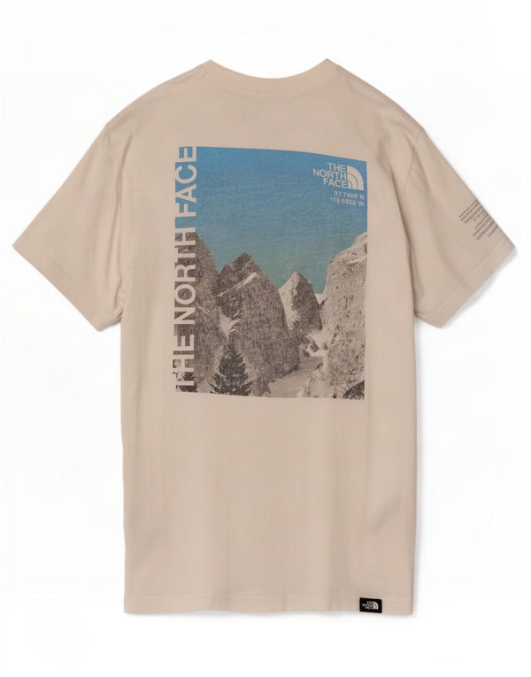 Ανδρικό γραφικό T-Shirt North Face Top XS White Cotton
