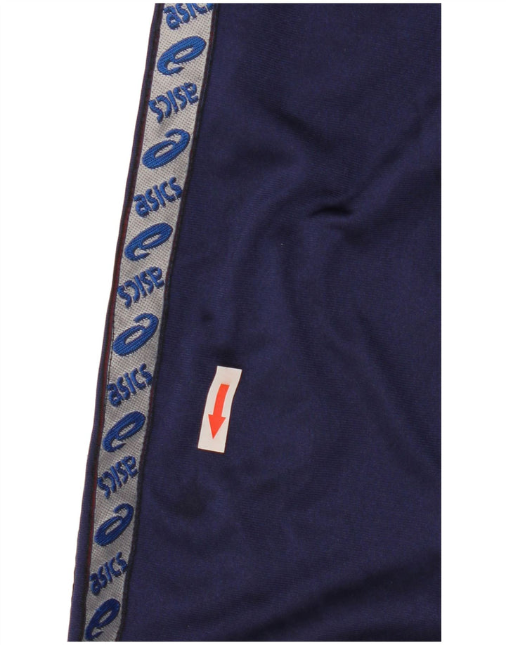 Γραφική ανδρική φόρμα Asics Top Jacket XL Navy Blue Colourblock