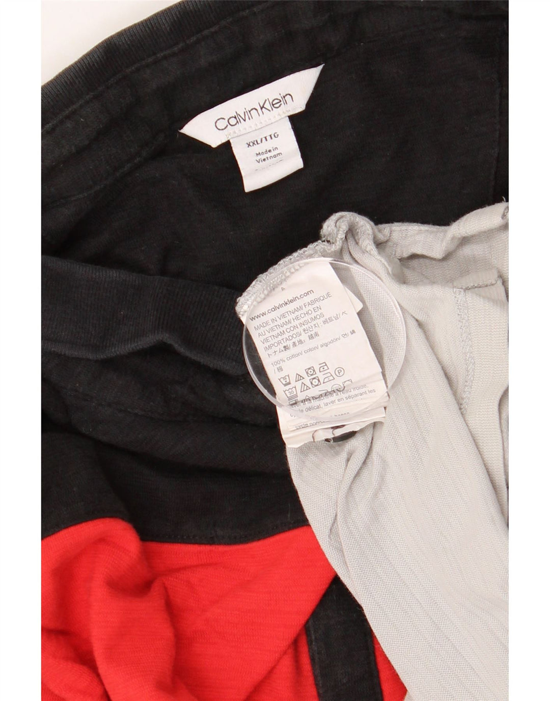 Calvin Klein Ανδρικό μπλουζάκι πόλο 2XL πολύχρωμο βαμβακερό