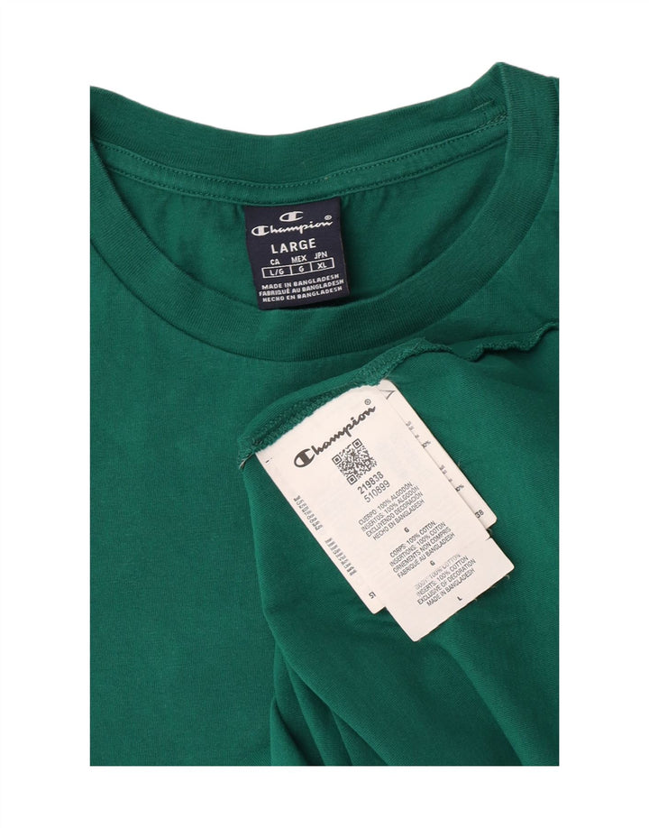 Ανδρικό T-Shirt Champion Top μεγάλο πράσινο βαμβακερό