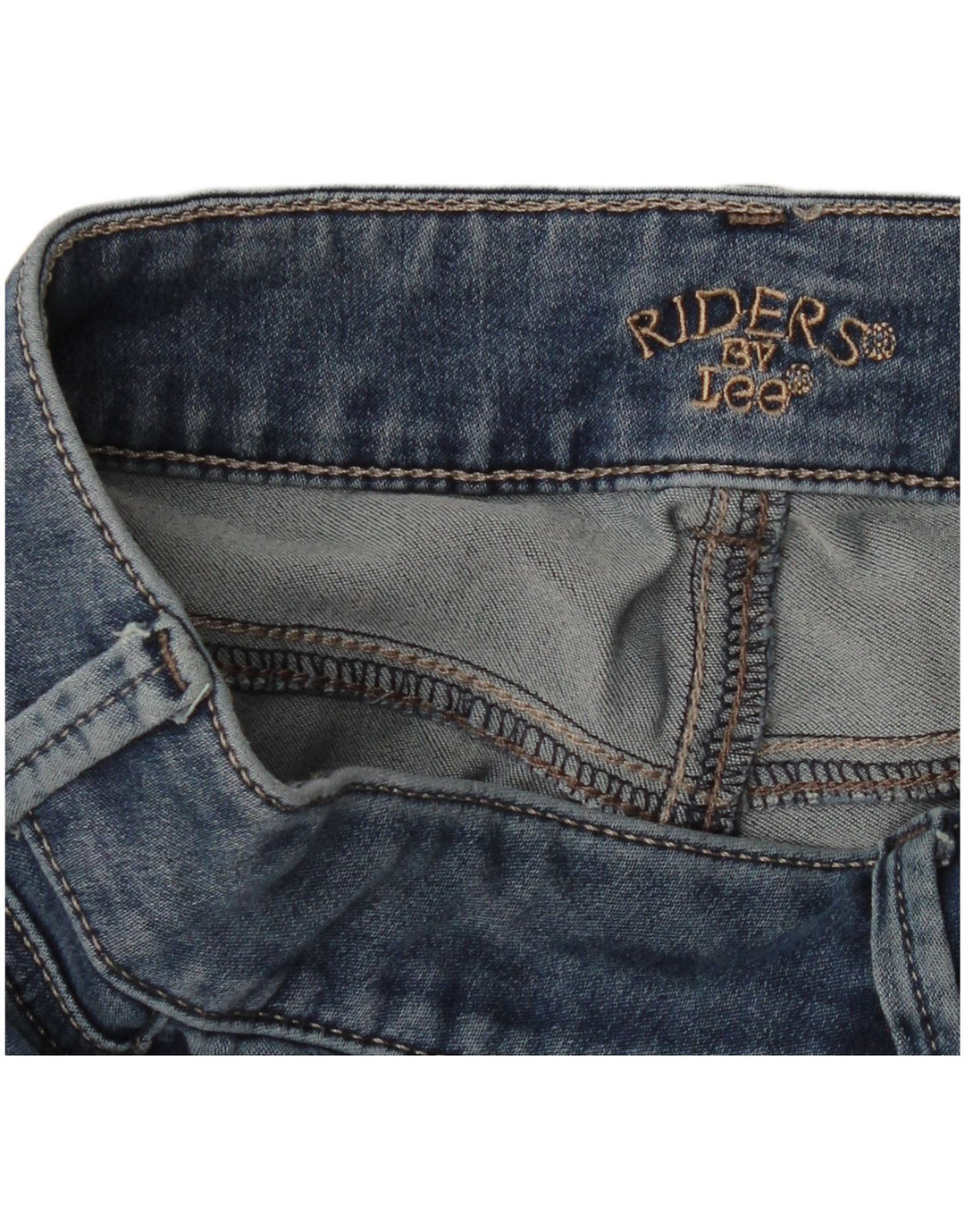 Lee Womens Riders Slim Jeans W32 L27 Blue