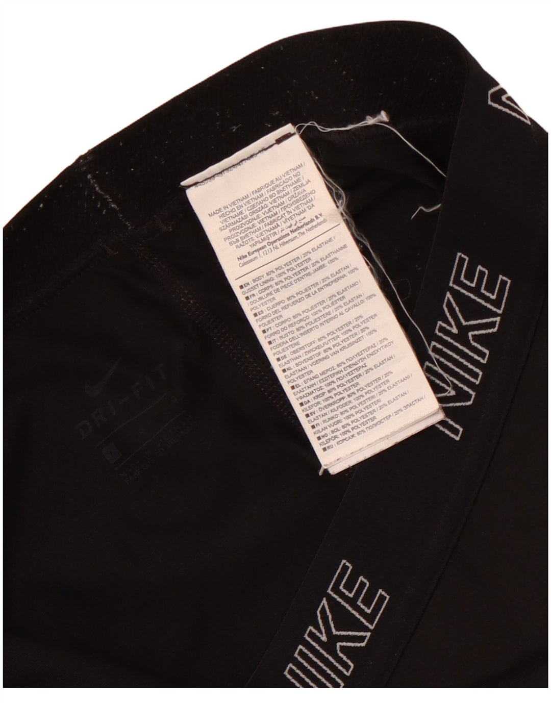 Γυναικείο κολάν Nike Dri Fit Graphic UK 14 Large Black Polyester