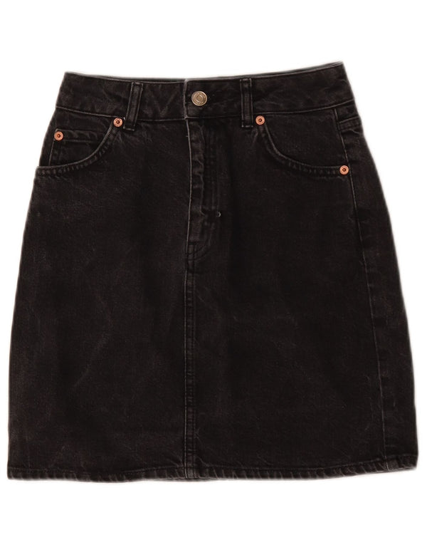 Topshop Γυναικεία Τζιν Φούστα UK 6 XS W24 Μαύρη