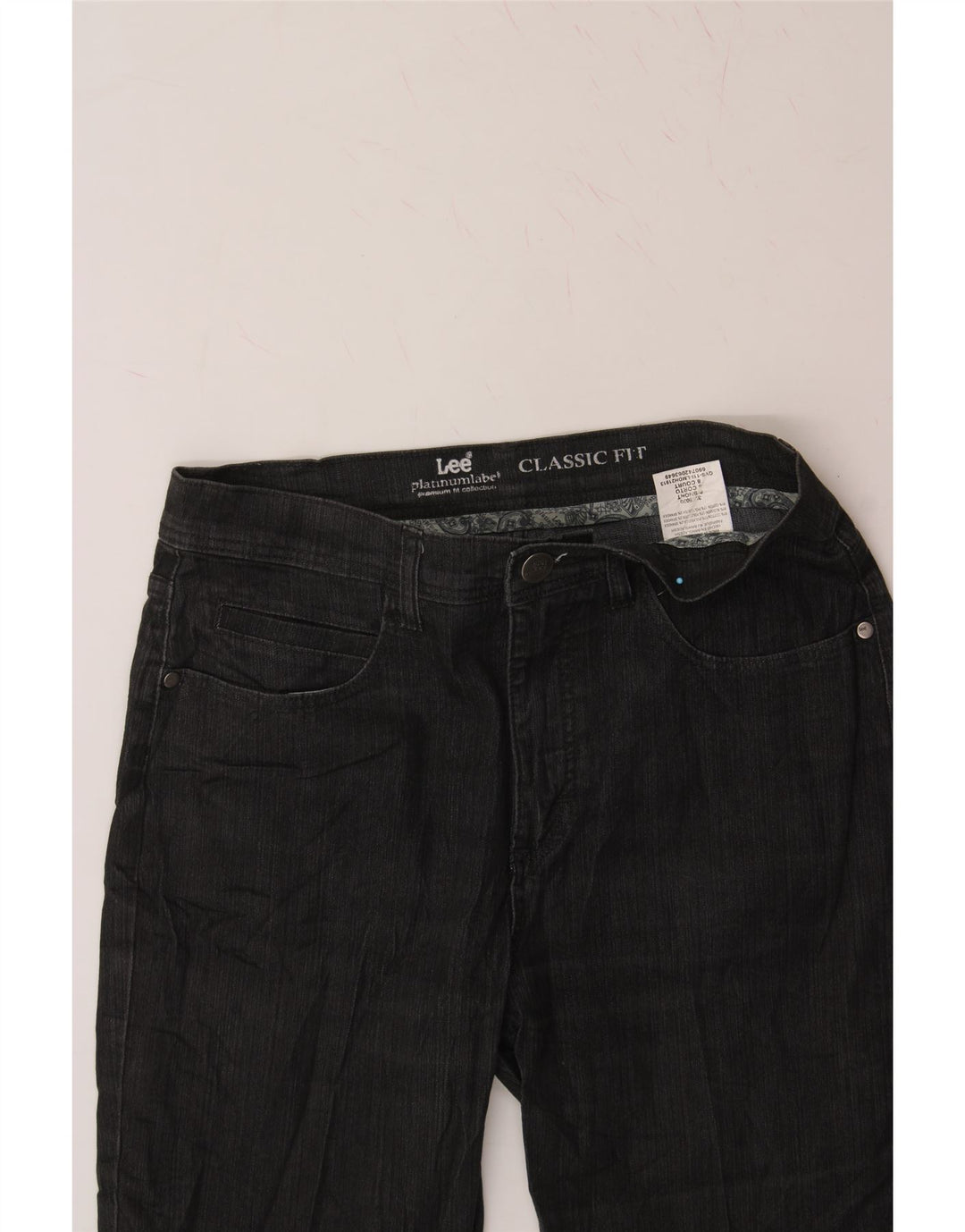 LEE Womens Platinum Label Straight Jeans US 8 Medium W30 L30 Black Vintage Lee and Second-Hand Lee from Messina Hembry 
