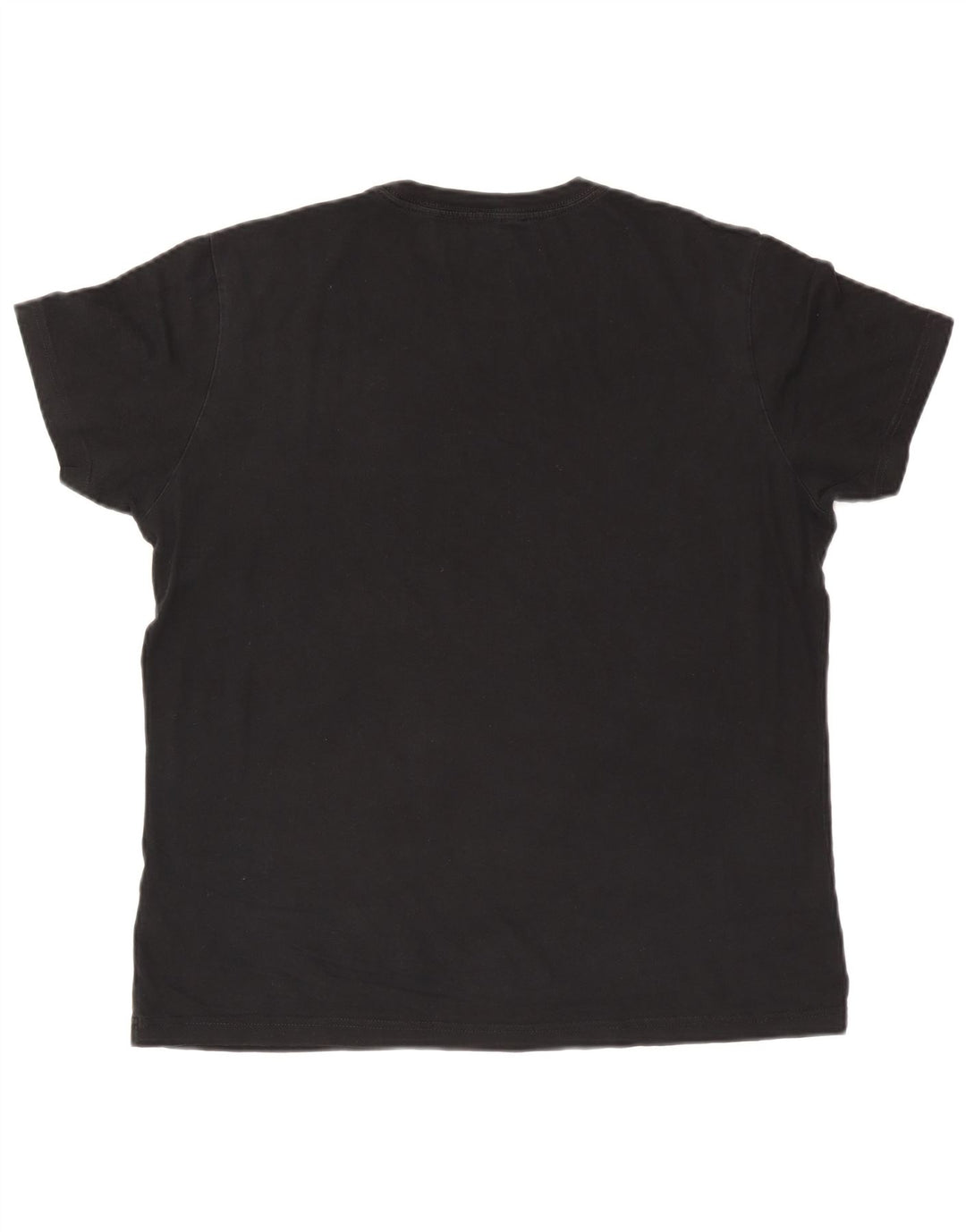 Ανδρικό γραφικό T-Shirt Diesel Top μεγάλο μαύρο βαμβακερό