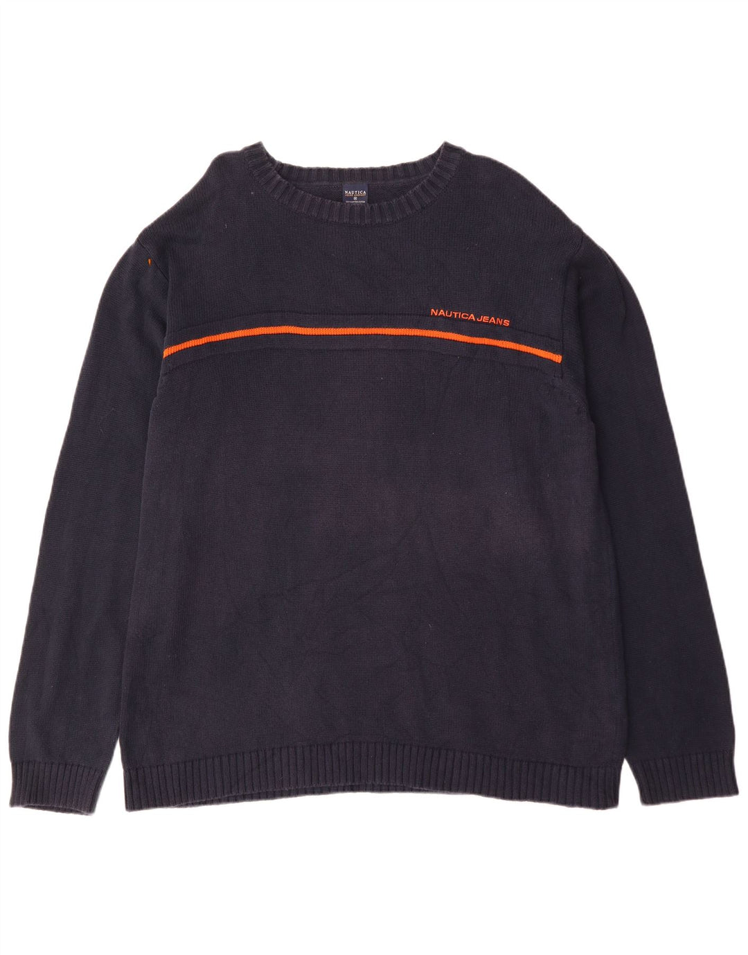 Ανδρικό πουλόβερ NAUTICA Crew Neck Jumper 2XL Navy Blue Cotton