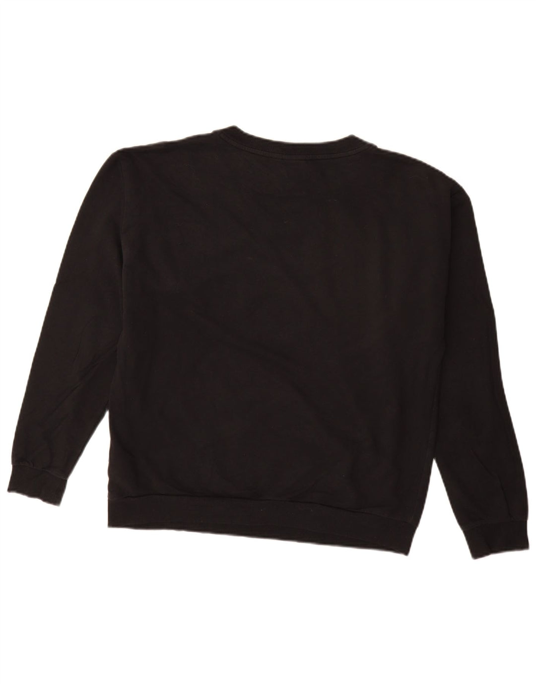 Γυναικείο γραφικό φούτερ ADIDAS Jumper UK 12 μεσαίο μαύρο βαμβακερό