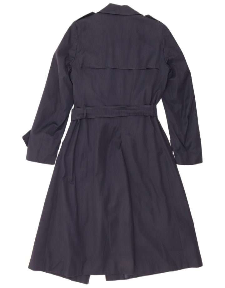 Vintage γυναικεία καμπαρντίνα IT 48 XL Navy Blue Polyamide