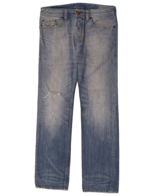 Diesel Ανδρικό Safado Regular Slim Straight Jeans W30 L30 Blue Cotton