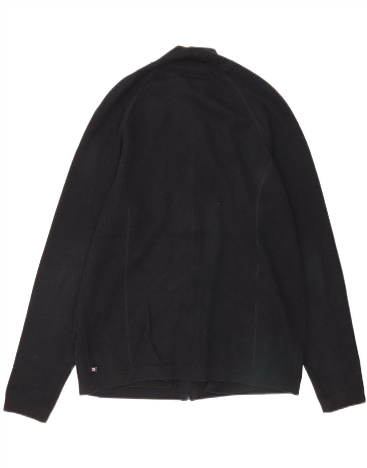 Ανδρικό πουλόβερ Marks & Spencer Μπλε Harbor Cardigan Medium Navy Blue Cotton