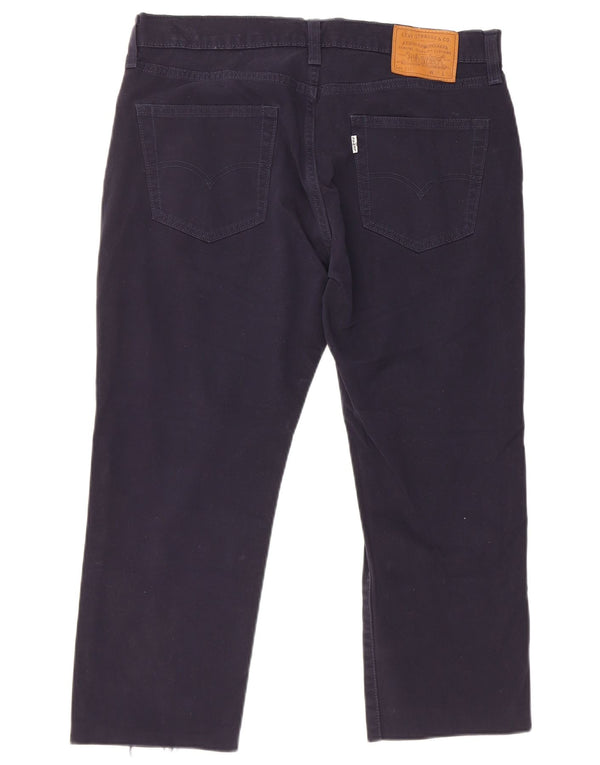 Levi's Mens 511 Straight Casual Παντελόνι W34 L23 Navy Blue Cotton