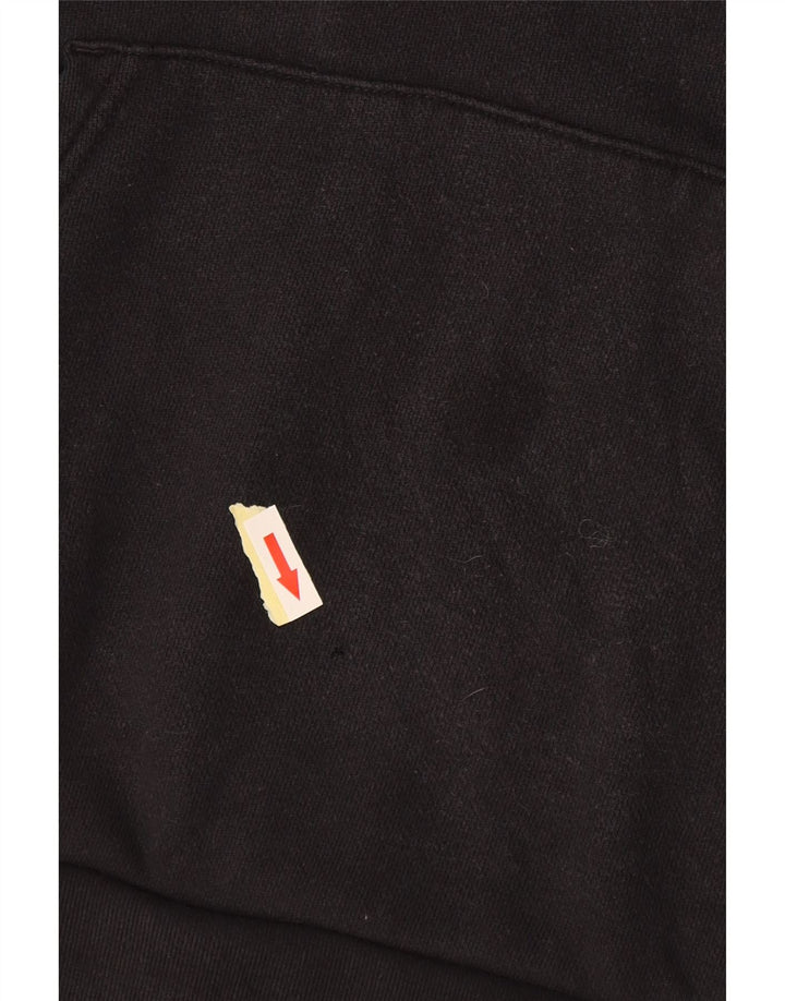 Ανδρικό γραφικό κουκούλα Adidas, μεσαίο μαύρο βαμβακερό