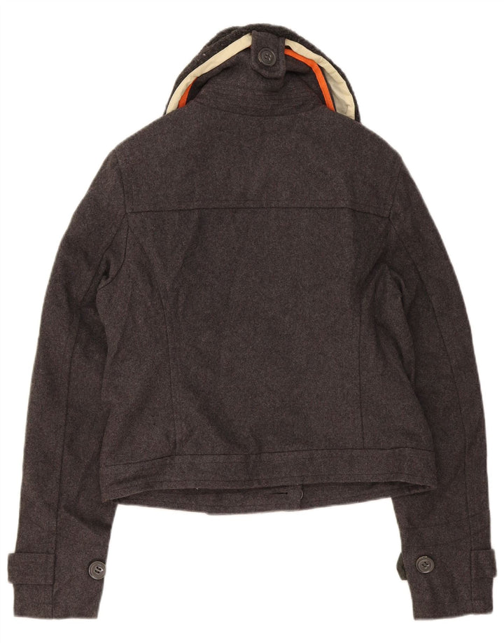 Superdry γυναικείο μπουφάν UK 14 Medium Grey Wool