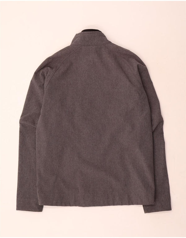 Ανδρικό τζάκετ Hummel Graphic Windbreaker UK 40 Large Grey Polyester