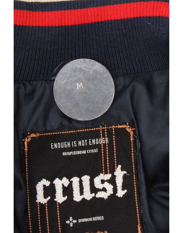 Ανδρικό μπουφάν Crust Bomber με επένδυση UK 38 Medium Navy Blue Colourblock