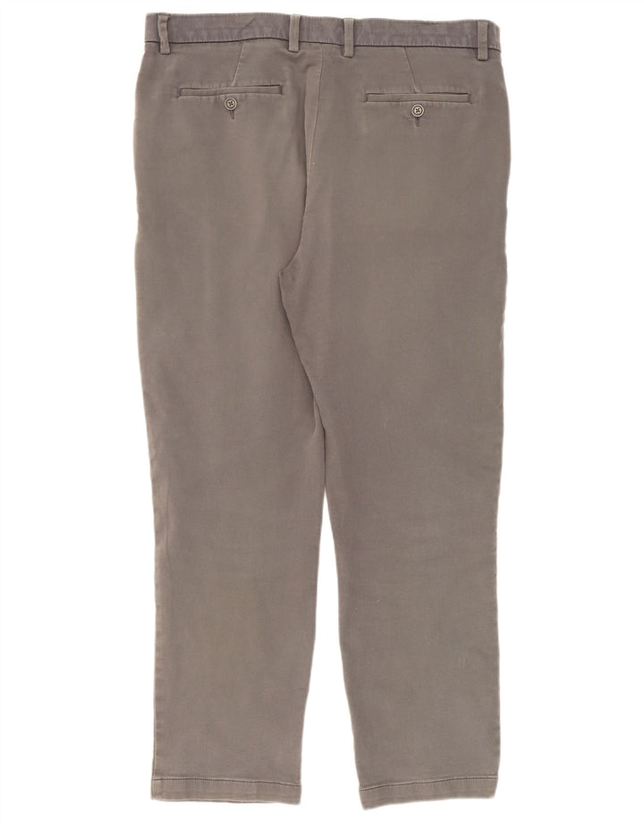 Marks & Spencer Ανδρικό Slim παντελόνι Chino W36 L31 Γκρι βαμβακερό