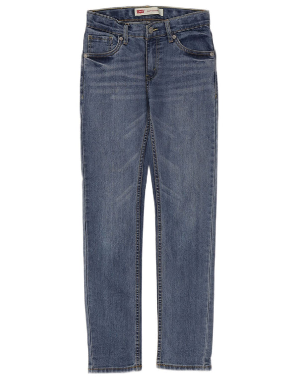 Levi's Boys 510 Skinny Jeans 11-12 ετών W26 L28 Μπλε βαμβακερό