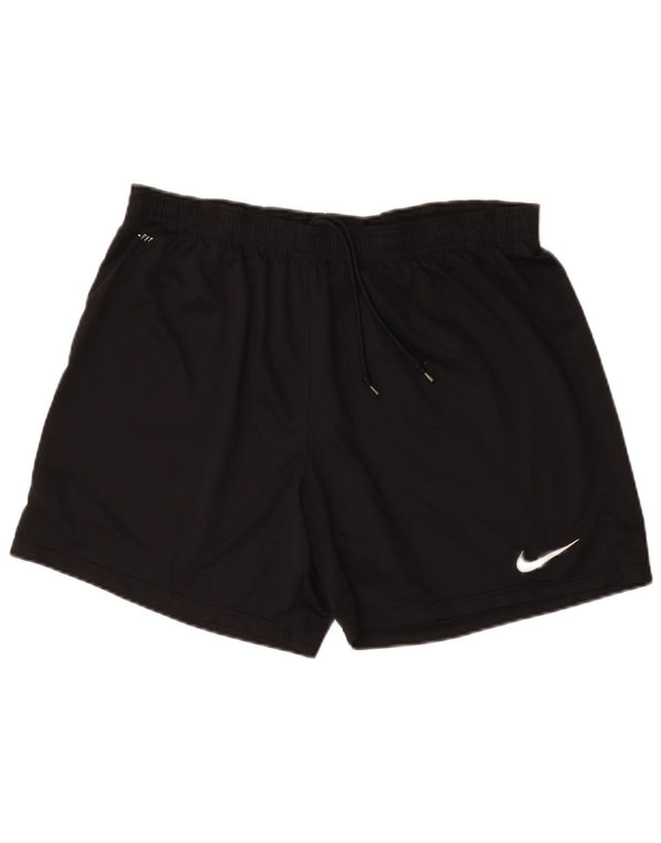 Γυναικείο αθλητικό σορτς Nike Dri Fit XL μαύρο πολυεστέρα