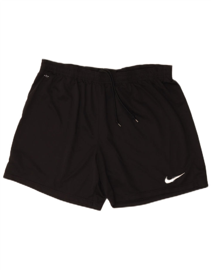 Γυναικείο αθλητικό σορτς Nike Dri Fit XL μαύρο πολυεστέρα