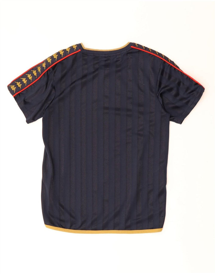 Ανδρικό γραφικό T-Shirt Kappa Top Small Navy Blue Polyester