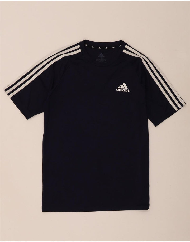 Adidas Ανδρικό T-Shirt Aeroready Top Small Navy Blue Polyester
