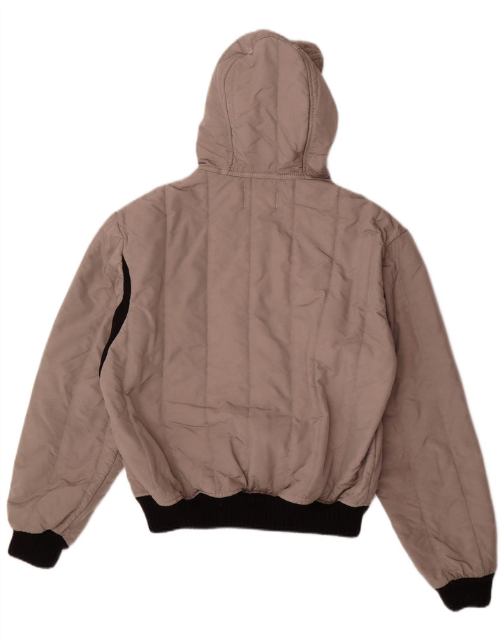Refrigiwear Boys Hooded Bomber Jacket 13-14 Years XL Grey Polyamide