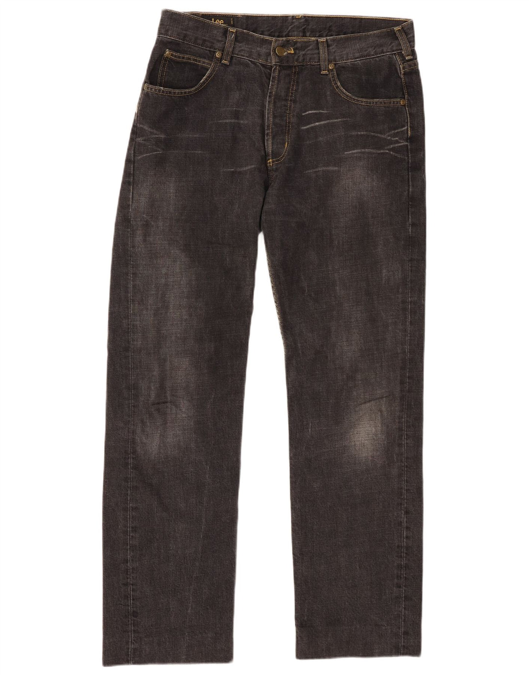 LEE Ανδρικό τζιν Seattle Straight W34 L30 Μαύρο βαμβακερό