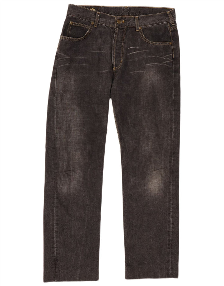 LEE Ανδρικό τζιν Seattle Straight W34 L30 Μαύρο βαμβακερό