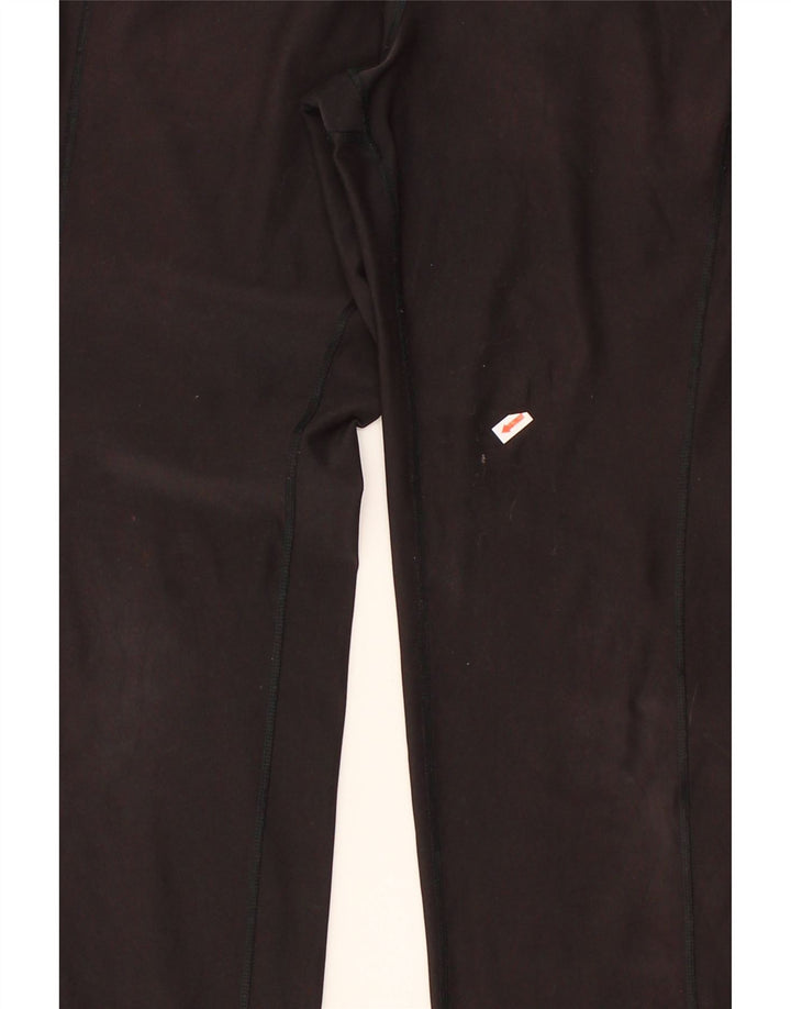 NIKE Womens Dri Fit Tracksuit Trousers UK 14 Medium Black Polyester Vintage Nike and Second-Hand Nike from Messina Hembry 