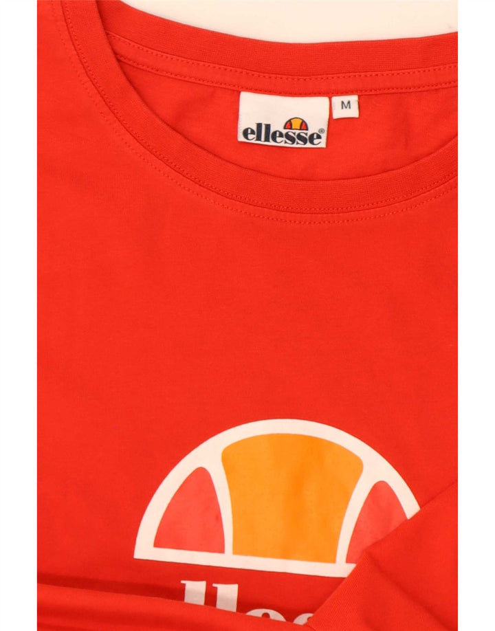 Ανδρικό γραφικό T-Shirt Ellesse Top Medium Red Colourblock