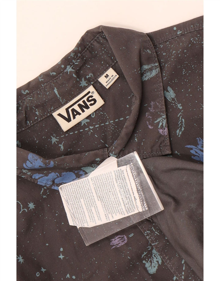 Ανδρικό κοντομάνικο πουκάμισο VANS Γκρι Βαμβακερό φλοράλ