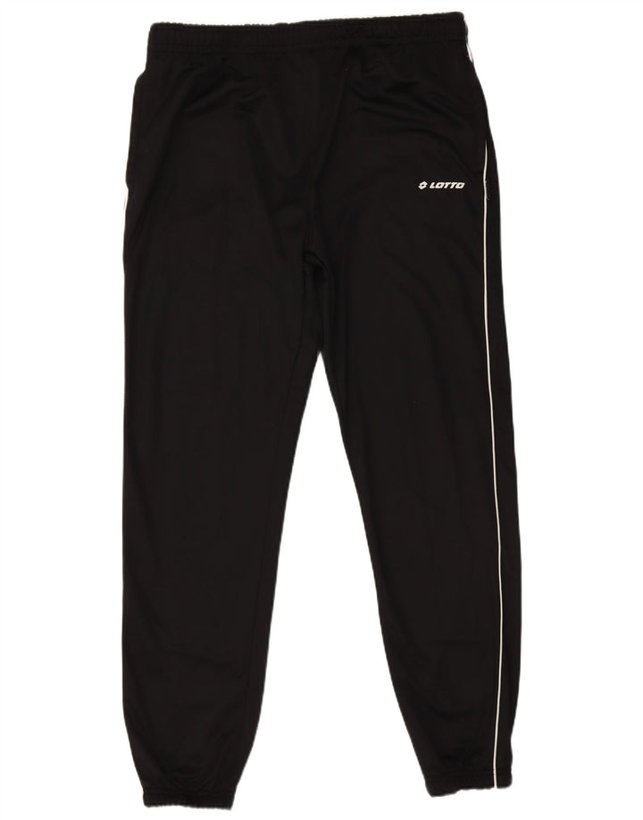 Ανδρική φόρμα Lotto Παντελόνι Joggers 2XL Μαύρο Πολυεστέρα