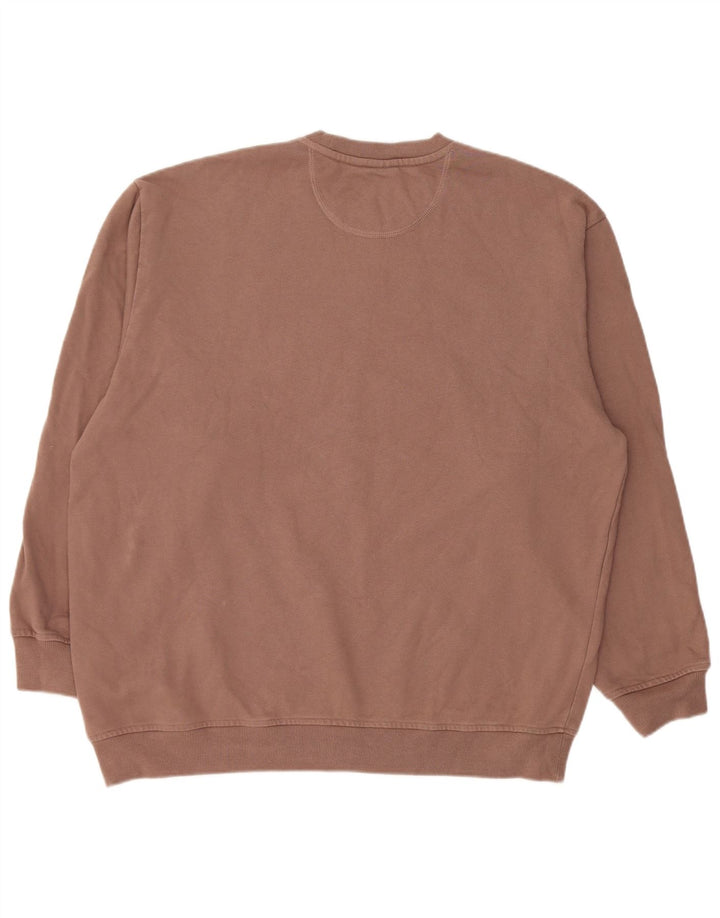 Adidas Γυναικείο φούτερ μεγάλου μεγέθους Jumper UK 8/10 Μικρό καφέ βαμβακερό