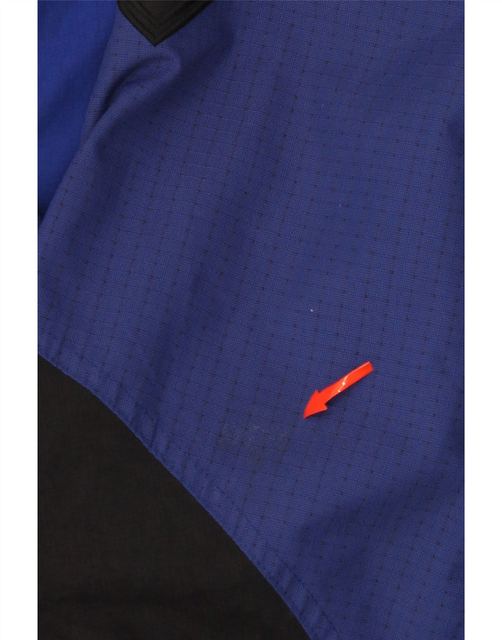 Helly Hansen Ανδρικό γραφικό μπουφάν βροχής UK 40 Large Blue Colorblock Nylon