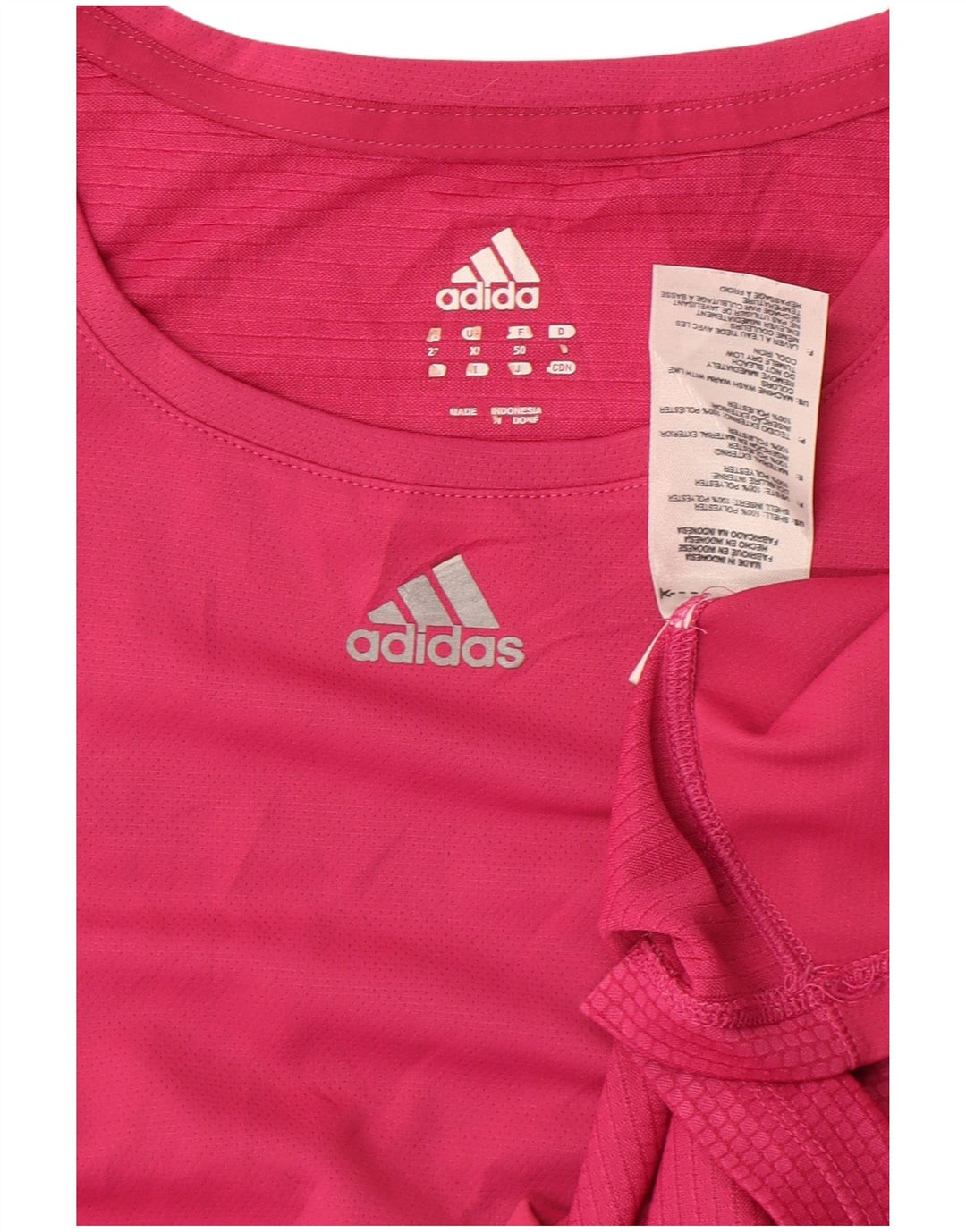 Γυναικείο T-Shirt Adidas Top UK 18 XL Pink Polyester