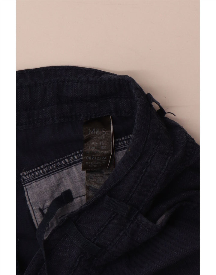 Marks & Spencer Γυναικείο σορτς Cargo UK 10 Small W32 Navy Blue Cotton