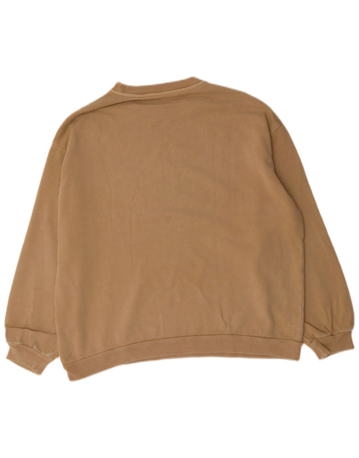 LEVI'S Mens Loose Fit Sweatshirt Jumper Small Beige Cotton