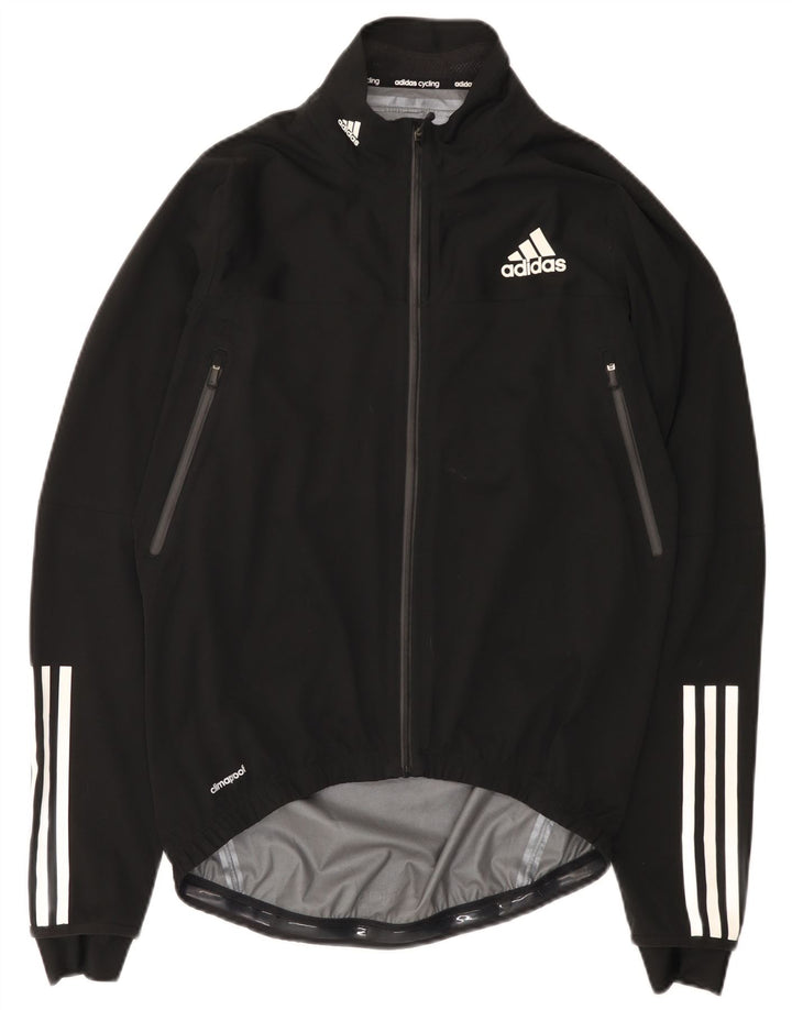 Adidas Γυναικείο Climacool Μπουφάν βροχής UK 14 Μεσαίου Μαύρου Πολυεστέρα