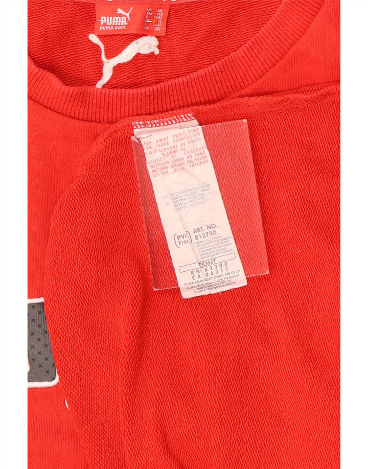 Ανδρικό γραφικό φούτερ Puma Jumper 2XL Κόκκινο βαμβακερό