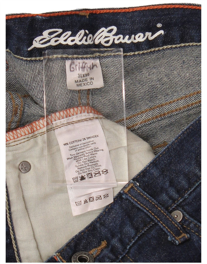 EDDIE BAUER Ανδρικό τζιν ίσιο W30 L27 Μπλε Βαμβακερό