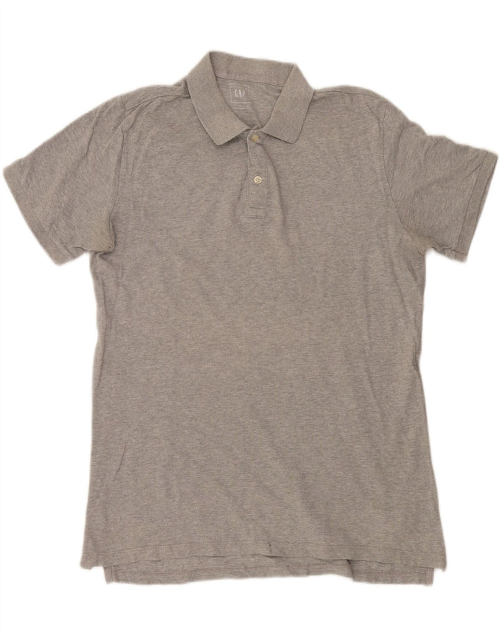 GAP Mens Polo Shirt Large Grey Cotton Vintage Gap and Second-Hand Gap from Messina Hembry 