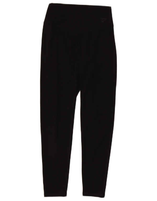 Γυναικείο κολάν Gymshark UK 14 Medium Black Nylon