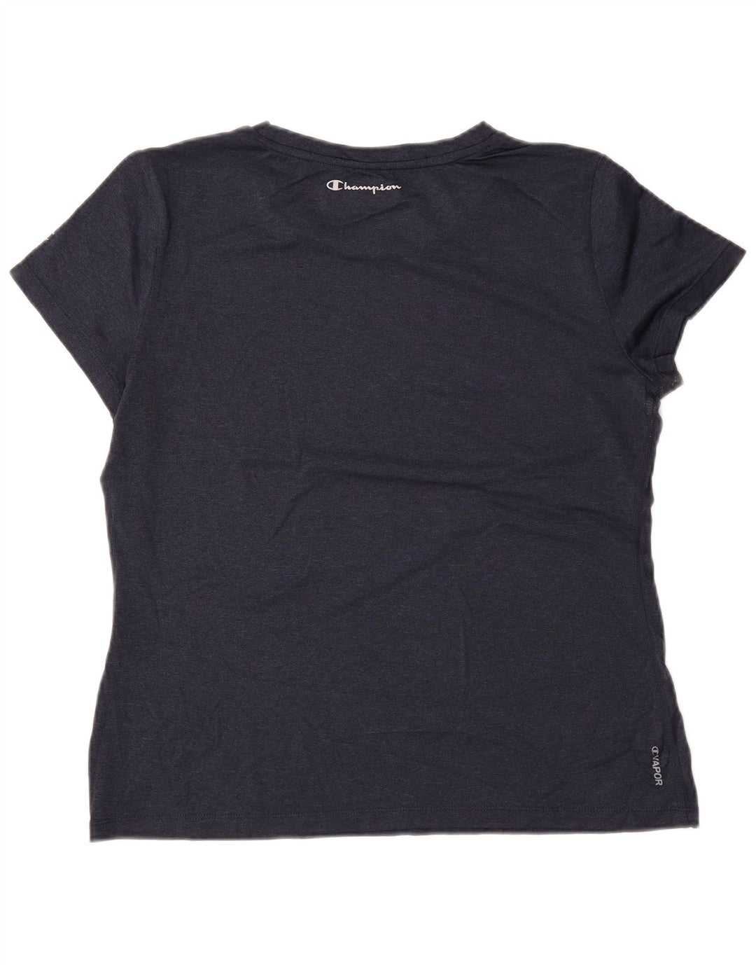 Γυναικείο T-Shirt CHAMPION Top UK 14 Medium Navy Blue