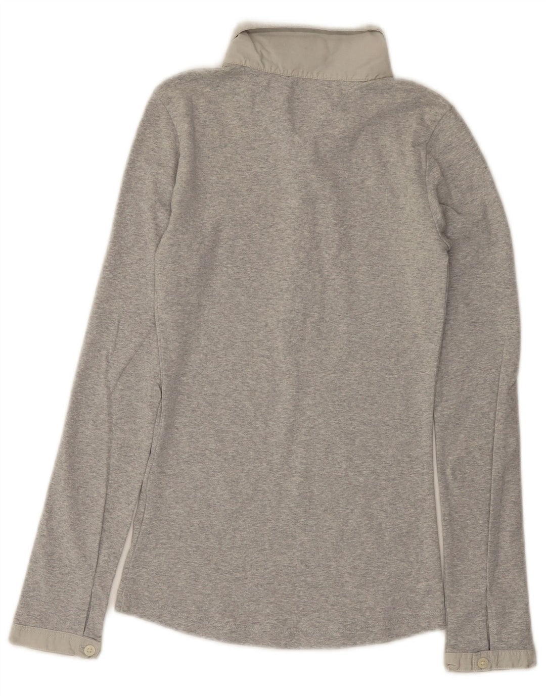 Γυναικείο μακρυμάνικο μπλουζάκι πόλο TOMMY HILFIGER UK 8 Small Grey